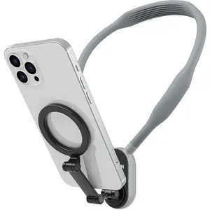 Neck Mount for Smartphones Adjustable & Comfortable Phone Holder for Hands-Free Use Ideal for Travel & Daily Use No Warranty - Cellphone