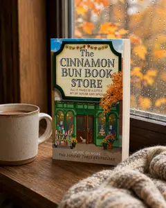 The Cinnamon Bun Book Store - Laurie Gilmore, Dream Harbor Book 2, Cozy Small-Town Romance Novel, Bookstore Love Story, BookTok Favorite