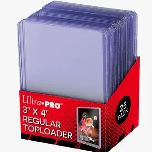 3" x 4" Clear Regular TOPLOADER Sleeves (25ct) for Standard Size Cards