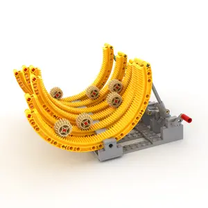 Manual Crank Little Engineer Building Block Set, Educational Parent-Child Interactive Building Kits for Learning Play, Boosts Creativity & Problem-Solving Skills