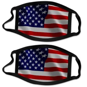 2-Pack USA Flag Face Mask