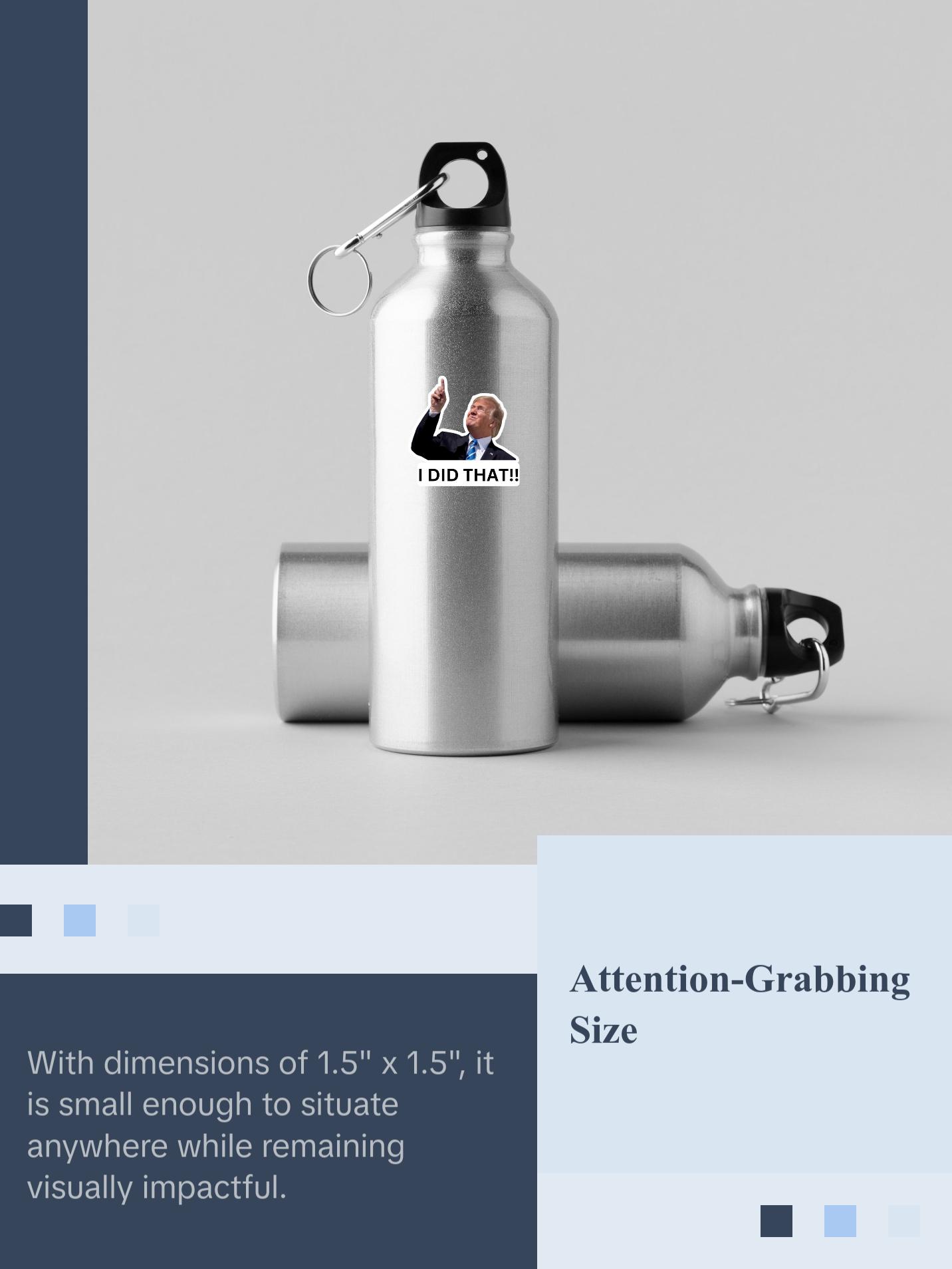 I Did That Trump Sticker | Pointing Sticker | Vinyl Sticker | Water Resistant | 1.5" x 1.5" | Anti Trump | Meme Sticker | Fdt I Did That Trump Sticker | Pointing Sticker | Vinyl Sticker | Water Resistant | 1.5" x 1.5" | Anti Trump | Meme Sticker | Fdt