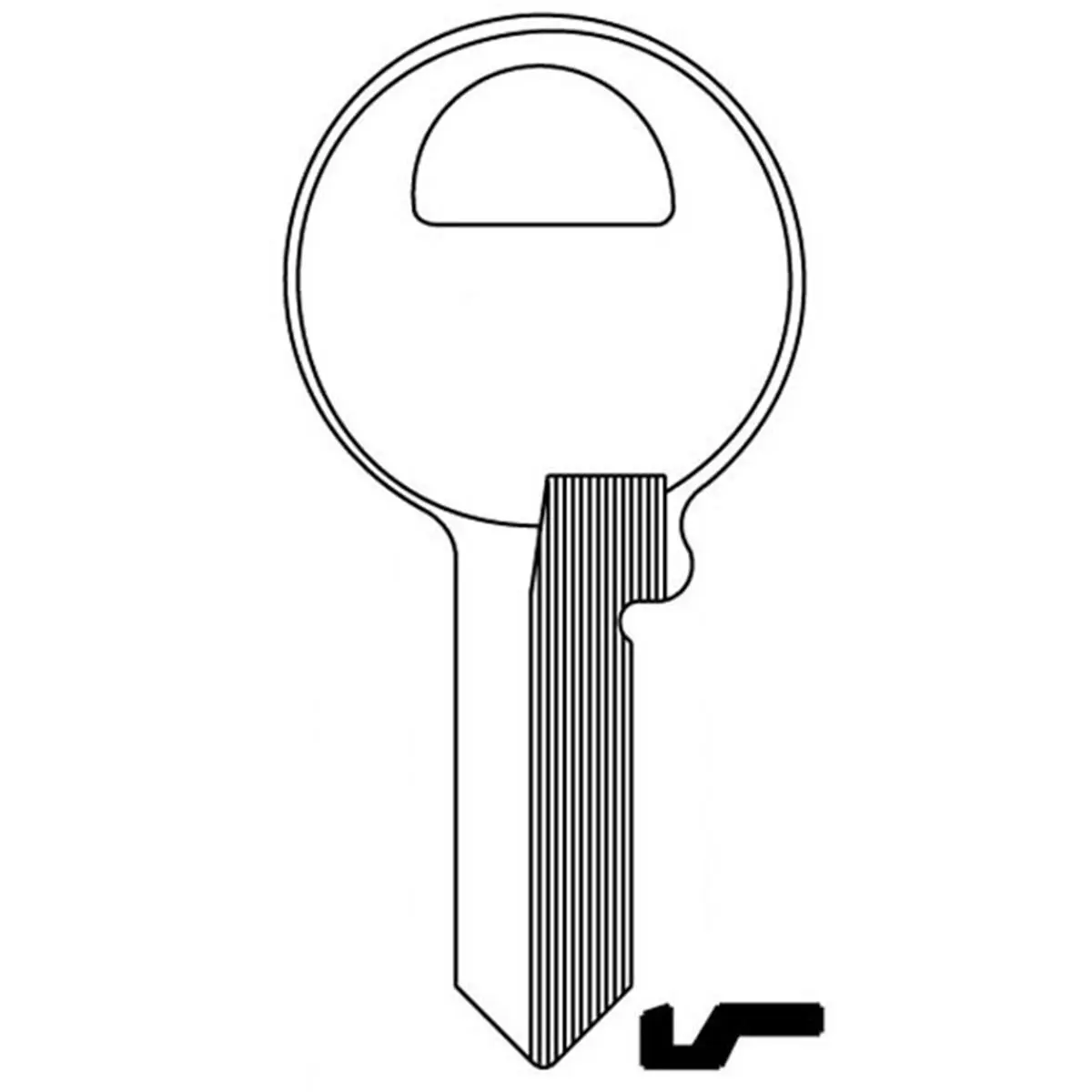 212 MAIN M1 Type Blank Master Key (Hillman Group 85154), 10 Count 0.02 lbs High-Quality Automotive & Motorcycle Lock Security Accessory for Access Control, Blank Keys Security Solution