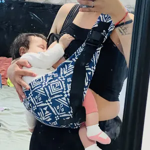 Comfortable Adjustable Ergobaby Baby Carrier Strap, Lightweight Ergonomic Carrier, Fits up to 45 Pounds, Easy-Adjust Front-Positioned Harness, Lightweight Travel Safety Belt