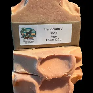 Rose Moisturizing Goat Milk Soap 4.5 oz - Body Care - Floral Notes - Skin Repair & Cleansing Cleanser - Hydrating Moisturizer for Women