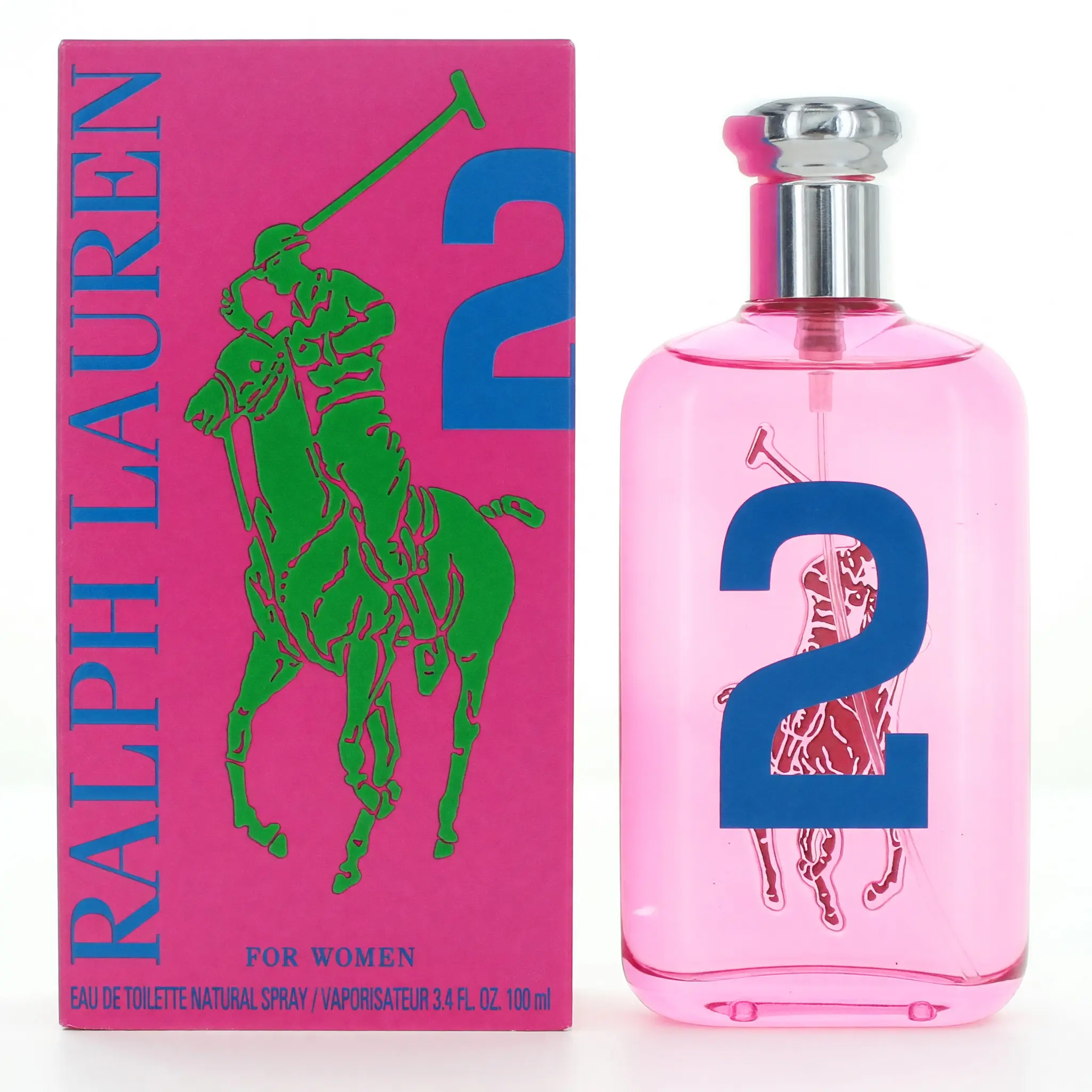 Ralph Lauren Big Pony #2 Women's Oriental Floral-Fruity Fragrance, 3.4 oz (3 to 3.9 fl oz Range) EDT Spray with Cranberry Tonka Notes, Launch In 2012, Cologne Spray Women's Fragrance
