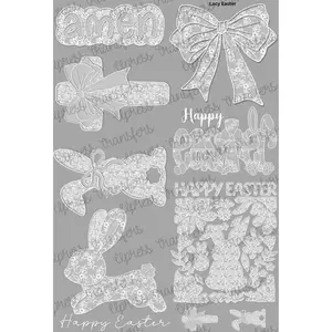 Lacy Easter Mini DTF Transfer Gang Sheet 24.5" wide x 36" long Direct To Film
