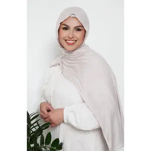 Patterned Jersey Hijab - Dusty Lavender