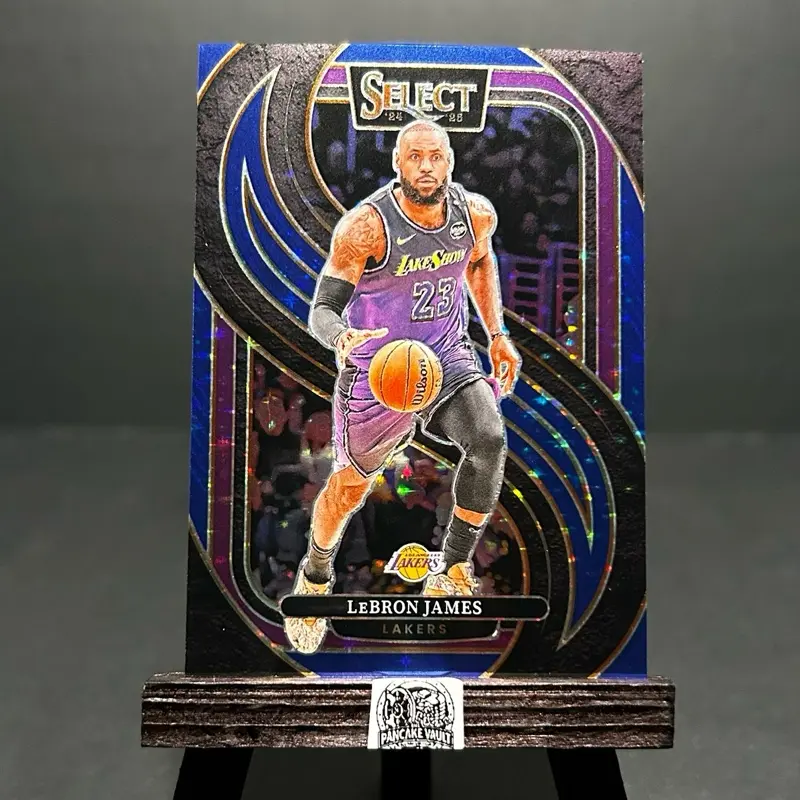 2024-25 Panini Select LeBron James Premier Level Blue Stars Single Card #111, /20, Lakers Sports Trading Card