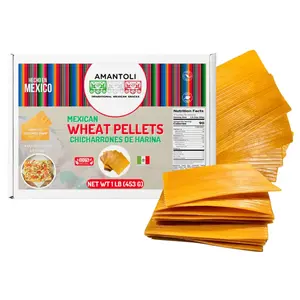Amantoli - Mexican Duritos Jumbo Wheat Rectangles 1Lb (453gr) Snack, Traditional, Crunchy, Delicious | Chicharron / Fritura De Harina En Forma De Rectangulo Para Chicharrones Preparados | Made In Mexico.