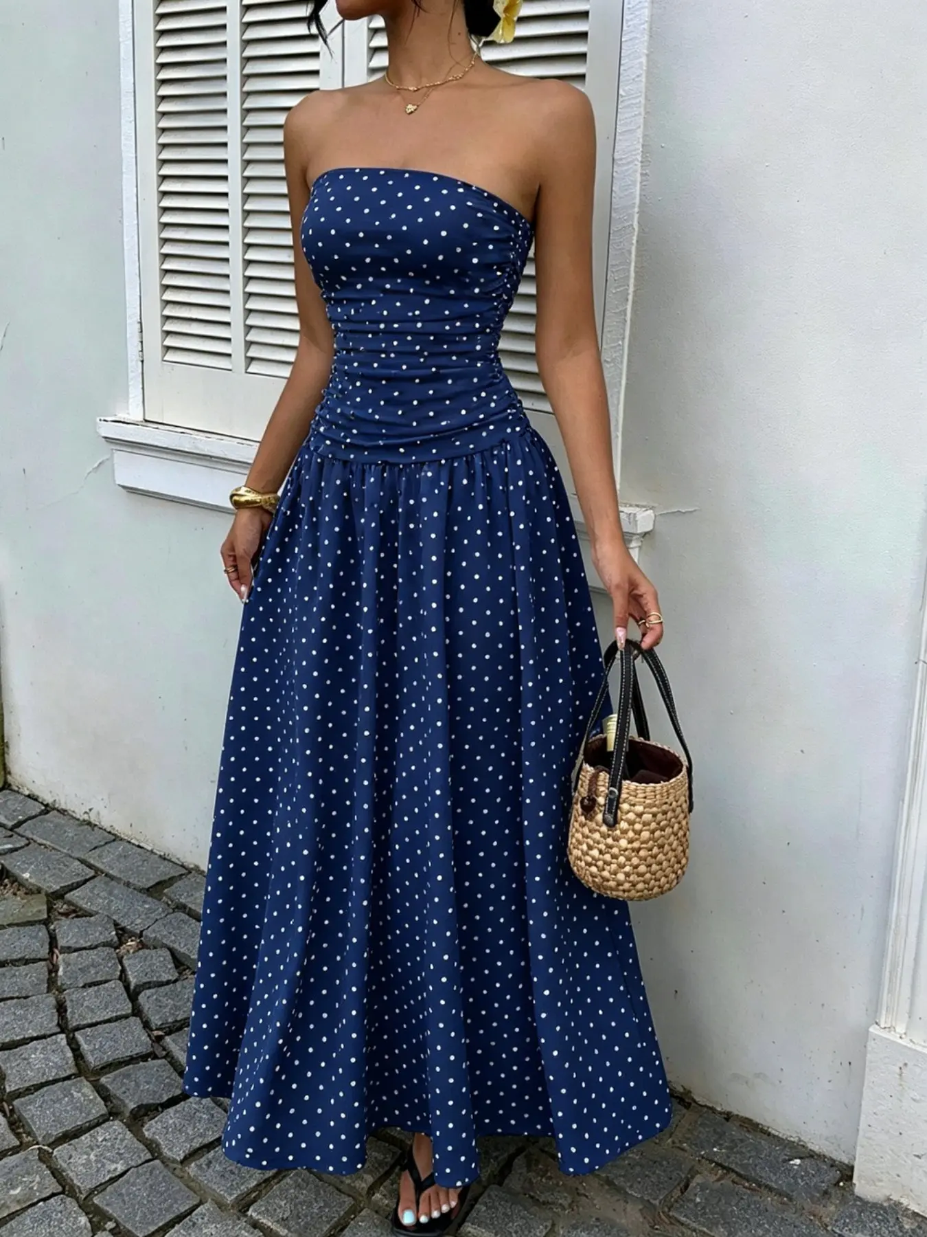 white christmas dresses Women's Summer Dress Halter Neck Maxi