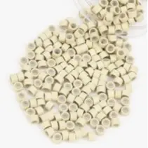 Micro Ring Beads-Beige-80pcs