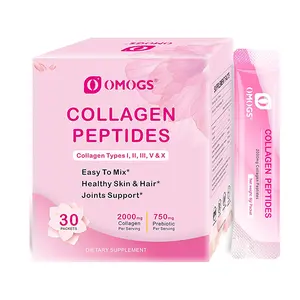 Collagen Peptides Powder with Prebiotics & Cranberry Extract - Hydrolyzed Collagen Supplement for Hair Skin Nails Bone & Digestive Health - Grass Fed Non-GMO - For Women & Men