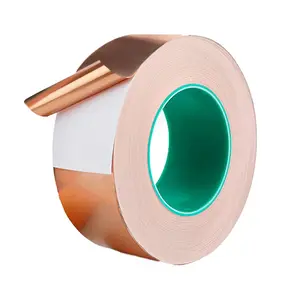Double-Sided Copper Foil Tape, Conductive Copper Foil Tape for Stained Glass, Emi Shielding Tape for Guitar, Craft Supplies