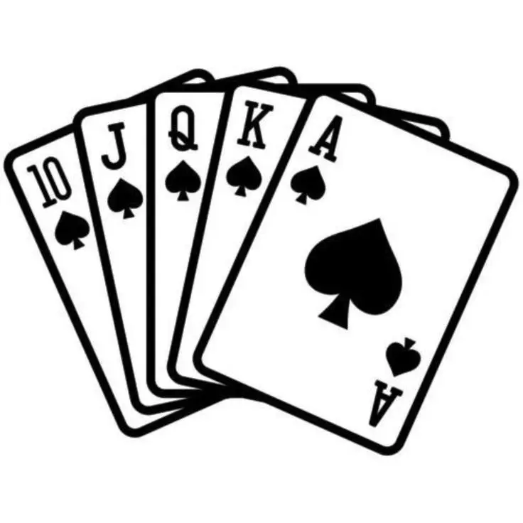 Cards car decal