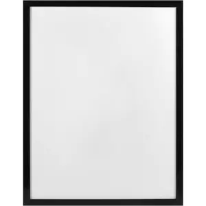 12x16 inch Picture Frames, Compatible With 30x40 cm Without Mat, for Arts or Photos or Posters, Black Frame with Acrylic Protection and Hanging Kit, Pack of 1