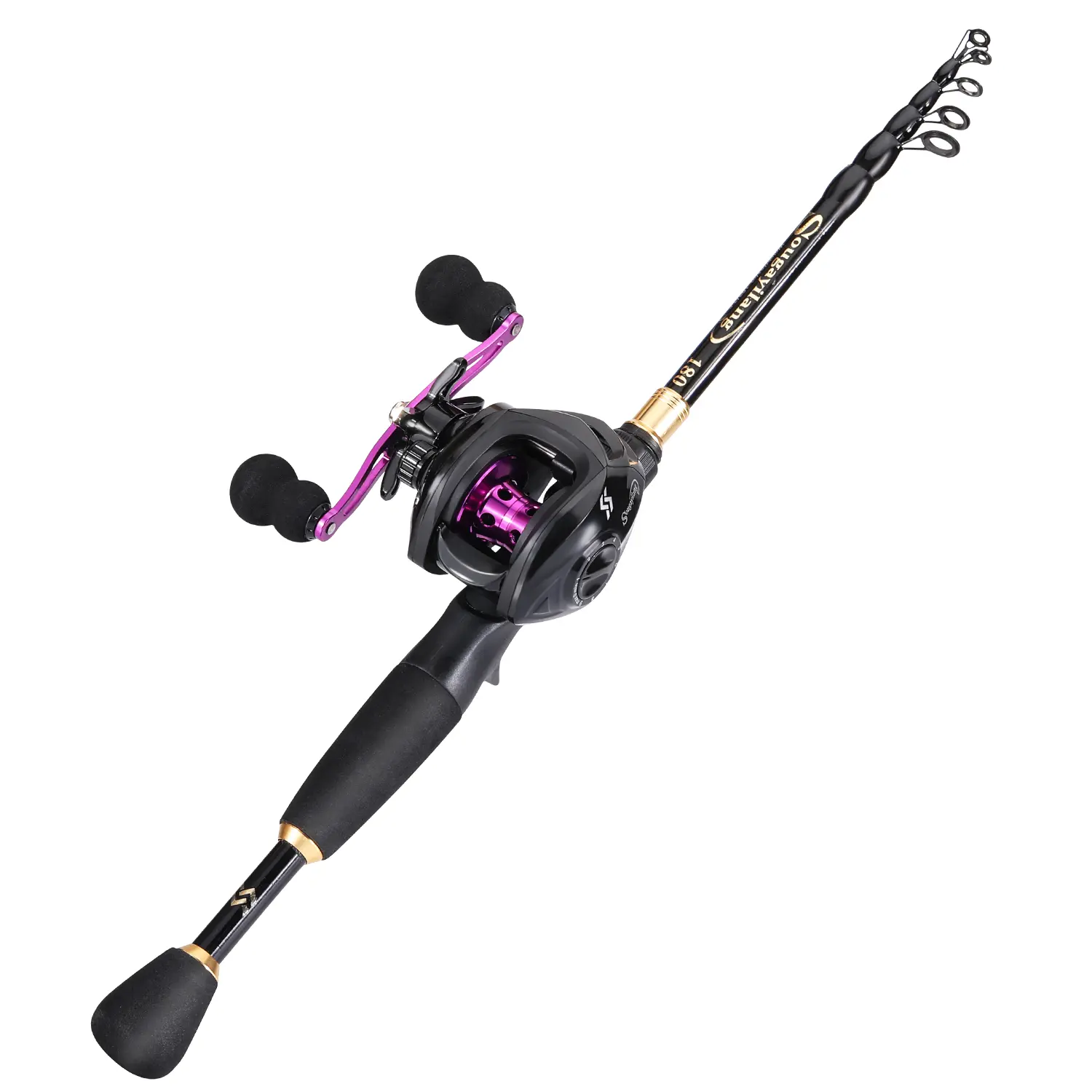 Sougayilang Spinning Reel Combo - Telescopic Spincast-Baitcasting Fishing  Rod Kit, Fishing Equipment, Outdoor Sports Supply, Christmas Gift for  Enthusiasts - TikTok Shop