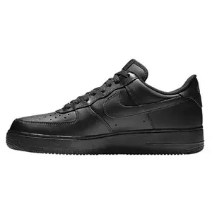 NIKE Air Force 1 '07 Black/Black Athletic Sneakers Athletic Men's Shoes CW2288-001