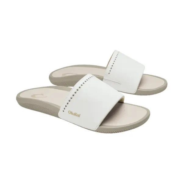 Olukai Women's Ulele Slide White