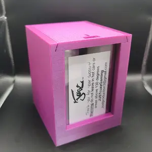 B33F BOX (shimmer purple) Magic The Gathering 100 double sleeve commander deck box