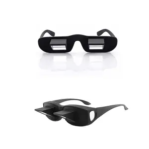 Bed Prism Resin Glasses Lightweight for Reading, Gaming, TV Watching, Clear Vision, Beach Reading, 90 Degree Pinhole, Lazy Reader Mirror Binoculars, High Quality Eyewear