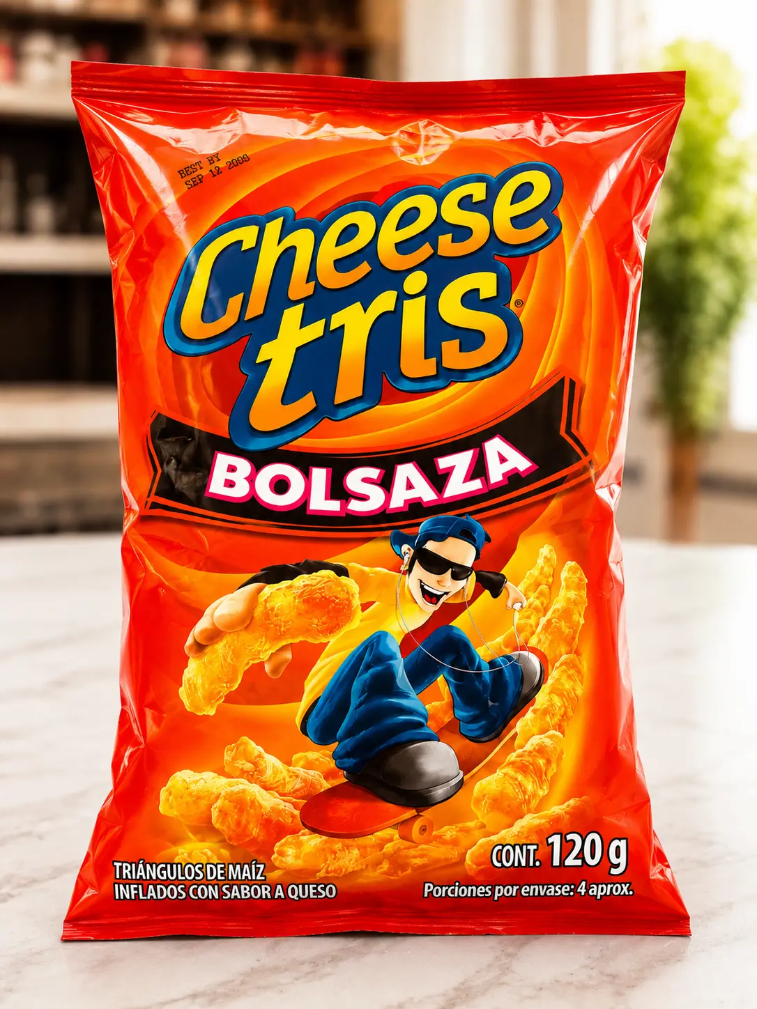 Cheese tris -BOLSAZA 120G Cheese tris -BOLSAZA 120G