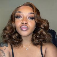 Brown Body Wave 13x4 Bob-14