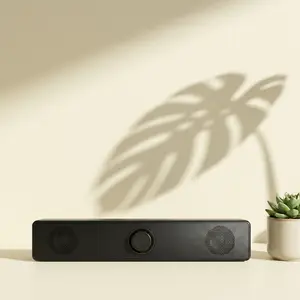 Portable Surround Soundbar, Wired & Wireless Bluetooth USB Powered Speaker for Daily Entertainment