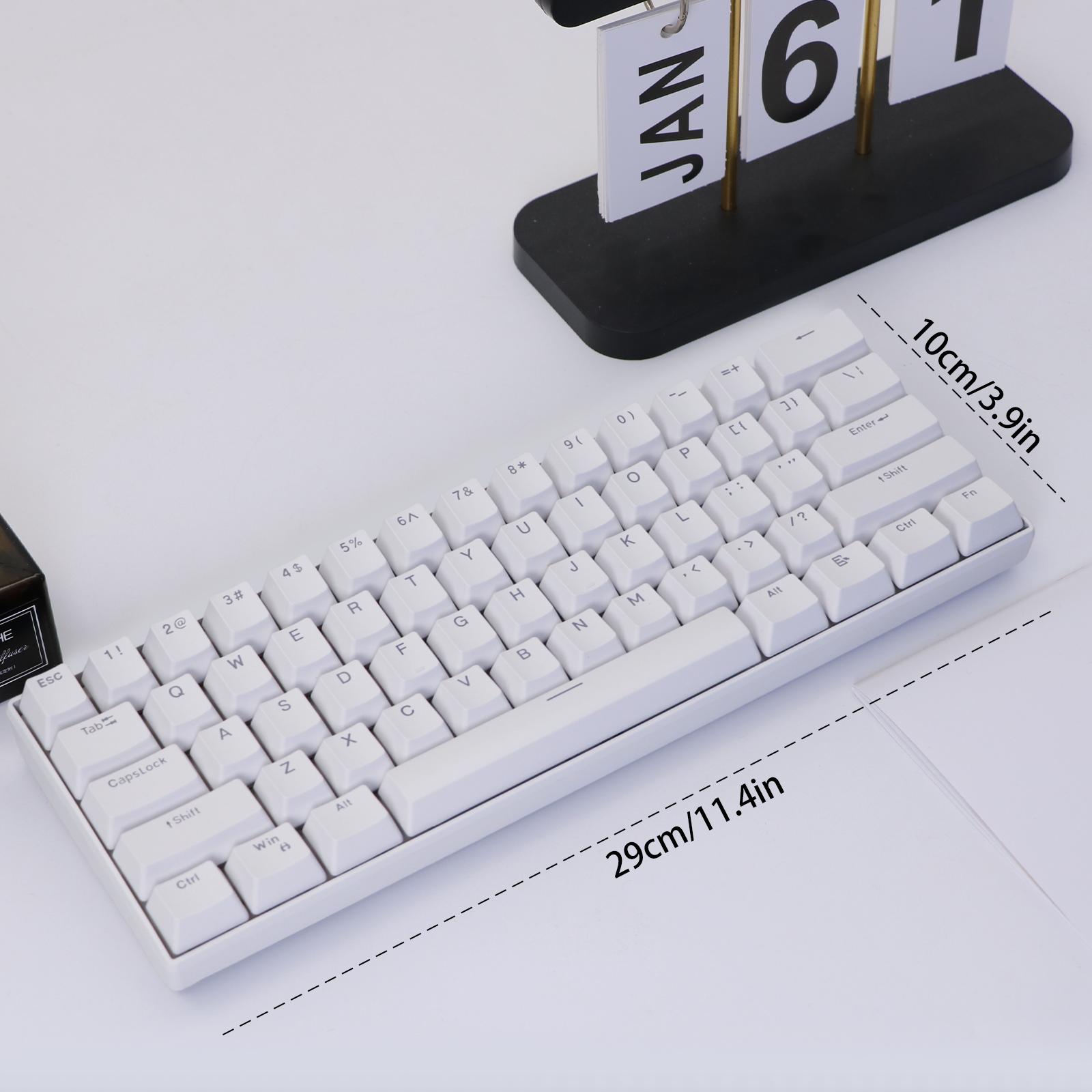 KAVLORN KL61 Hot Swappable 60% Mechanical Keyboard RGB PBT Keycaps Wired Gaming Keyboard For PC Mac