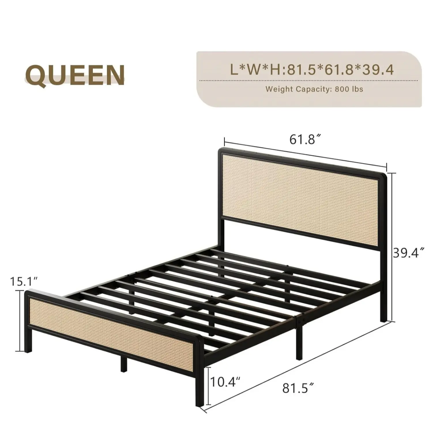 Queen Size Black
