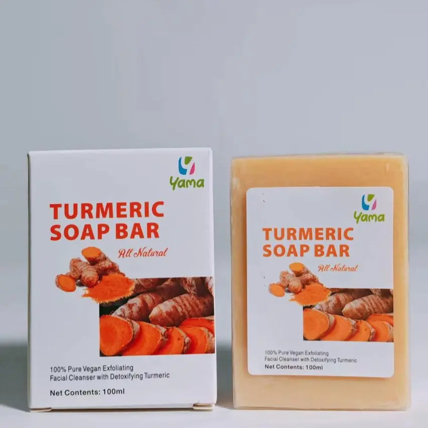 Turmeric Soap & body cleansing soap bar for natural glow-Acne, dark spots & scars, gentle for all skin stypes