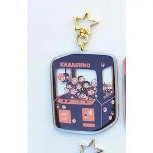 6Cm Acrylic Keychain for Haikyuu Karasuno High Anime Cartoons Backpack Decoration Pendant Cute Anime Merchandise Fan Gift
