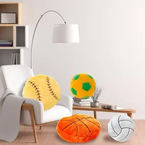 Baseball Sports Pillow Plush Soft Cushion Toy, 14 Inch Durable Baseball, Perfect Room Decoration, Contemporary Style