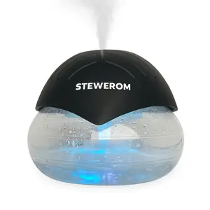 Stewerom Water-Based Air Purifier for Home & Office, Long-Lasting Fragrance, Built-In Ionizer, Quiet Multi-Function Air Cleaner
