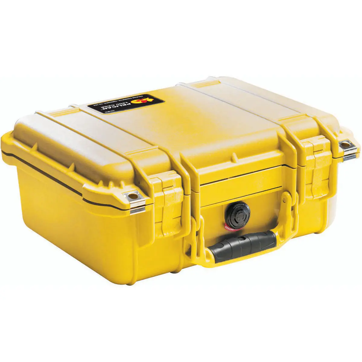 Pelican 1400 Watertight Hard Case with Foam Insert - Yellow