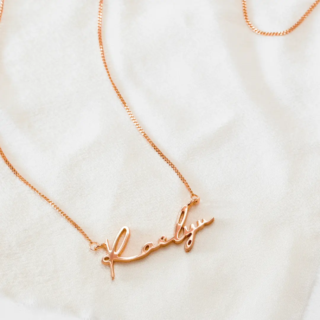 Custom Handwriting Necklace