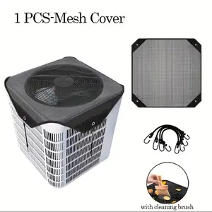 Extra-large Air Conditioning Main Unit Protective Cover - AC External Equipment's Rainproof Dustproof Sunproof Fabric Windproof Breathable Design No Power Supply Needed