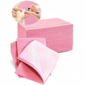 Disposable Nail Care Table Mat Cleaning Pad, Folding Nail Pad, Nail Care Art Table Mat, Nail Salon, Nail Care Gel Polishing Tablecloth Nail Care Tool Accessories, Durable Pads