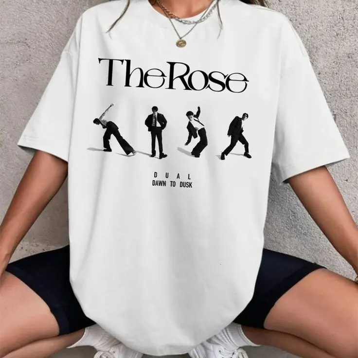 THE ROSE DUAL DAWN TO DUSK – Oversized unisex meme tee, hoodie & sweatshirt for dramatic souls living life like a soap opera