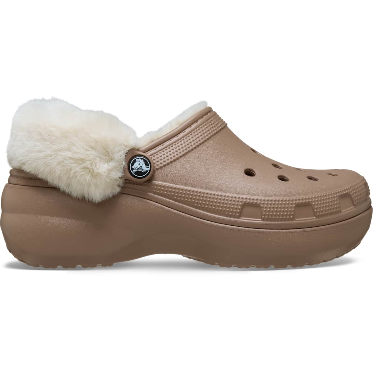 Crocs Classic Platform Fuzz Lined Clogs