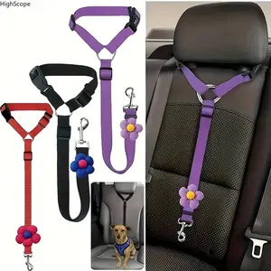 Adjustable Retractable Pet Car Safety Leash