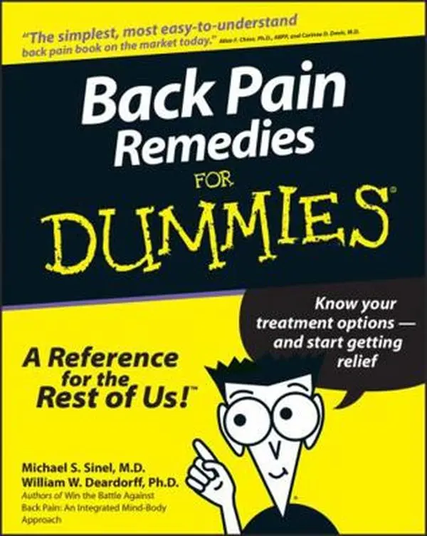 USED-Back Pain Remedies for Dummies by Sinel, Michael S. (Paperback)