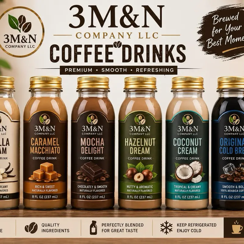 3M&N Premium Coffee Drink 8 oz – Ready-to-Drink Iced Coffee