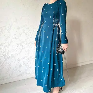 Women's Elegant Long Waist Dress