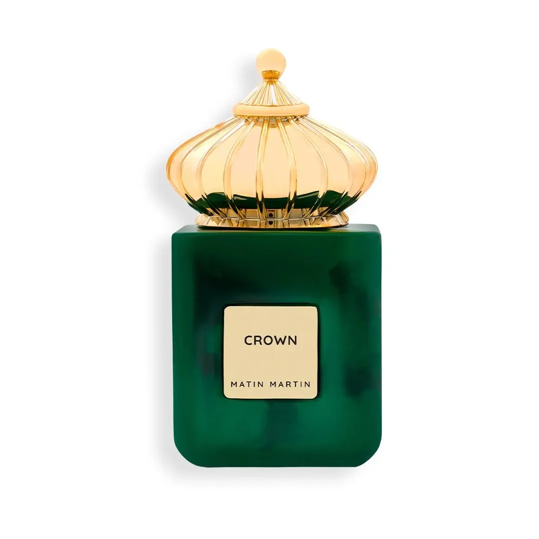 Matin Martin Crown for Unisex - Arabian Perfume for Women & Men - Long Lasting Spice & Citrus Fragrance with Bergamot, Leather, Musk, Cedarwood Notes - Arabic Cologne - Travel Size - 3.4 oz EDP Spray
