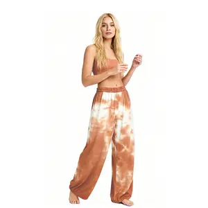 Wayii Fashion Pajama Pants Sleepwear Plaid Lounge Pant ,Plaid Tie-Dye Lounge Sleep Pants - Casual & Comfortable Loungewear Bottoms for Everyday Wear