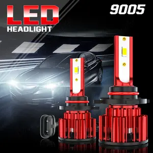 For Chevrolet Malibu 2013 2014 2015 2016 2017 2018 2019 - 2x 9005 LED Headlight Bulbs Kit Hi/Lo Beam