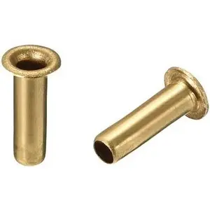 3mm x 10mm Through Hole Copper Hollow Rivets Grommets for Double-Sided Circuit Board PCB, 200Pcs