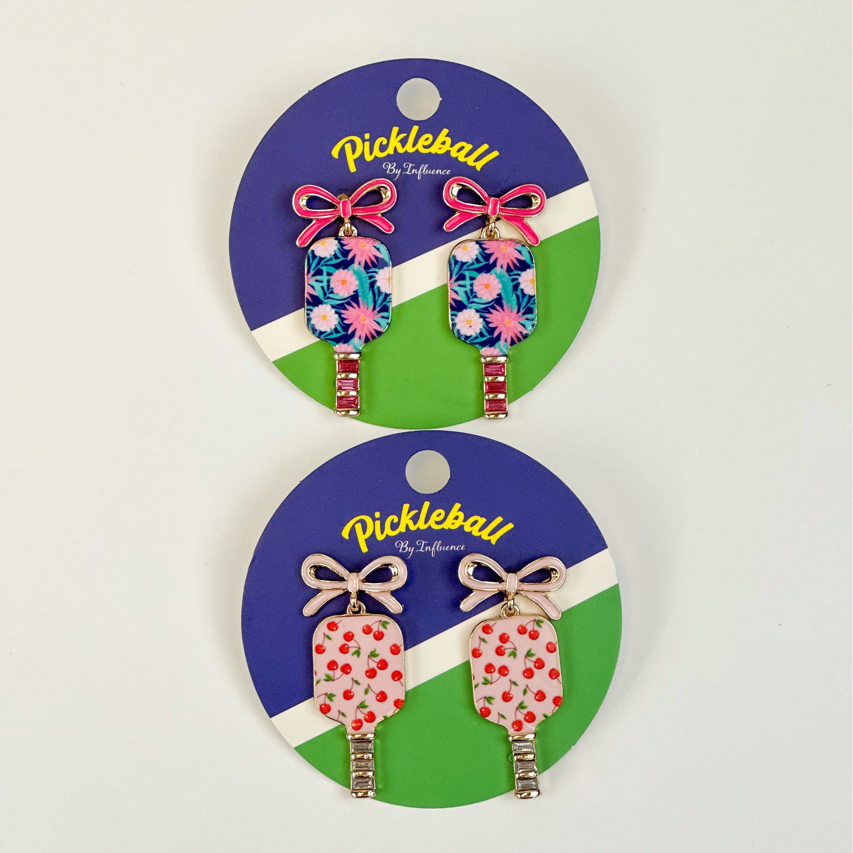 Unisex Pickleball Earrings, Playful Dangle Sports Jewelry for Casual Wear, Lightweight Design with Push Back, Single Pair