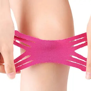 Kinesiology Tape, Muscle Support Elastic Athletic Sports Tape, Recovery Strong Grip Adhesive Tape for Knees, Joint, Shoulder